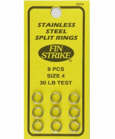 Fin Strike Stainless Steel Split Ring