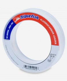 Triple Fish Clear Fluorocarbon Leader Material - 100 Yards